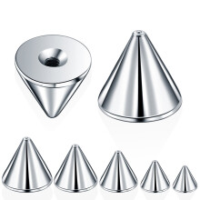100Pcs/lot Stainless Steel Screw Balls Spike Accessories For Lip Nipple Belly Tongue Eyebrow Ear Rings Piercing Body Jewelry