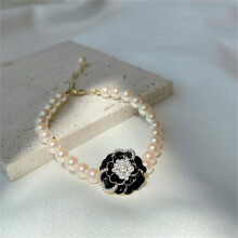 Camellia CC bracelet Vintage Summer Woman Multilayer Pearl Bracelets Jewelry