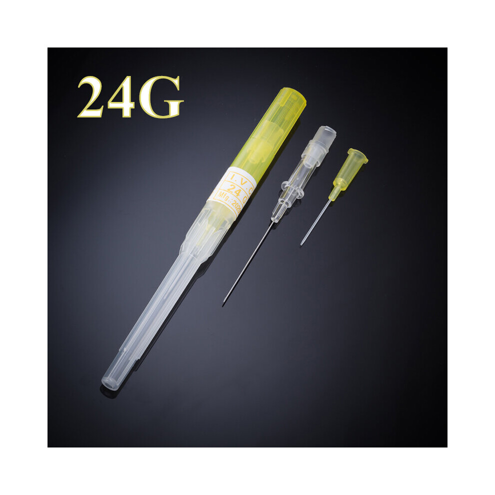 1PC 316L Surgical Steel Sterilized Catheter Piercing Needles for Tattoo Ear Septum Lip Navel Eyebrow Body Piercing Needle Tool