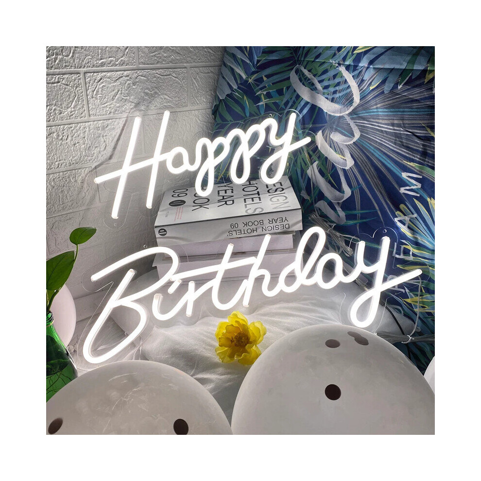 Happy Birthday Led Neon Lights Party Decoration