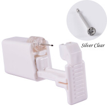 Automatic bending Disposable Safe Sterile Piercing Unit For Nose Studs Piercing Gun Piercer Tool Nose Ring Body Piercing Jewelry