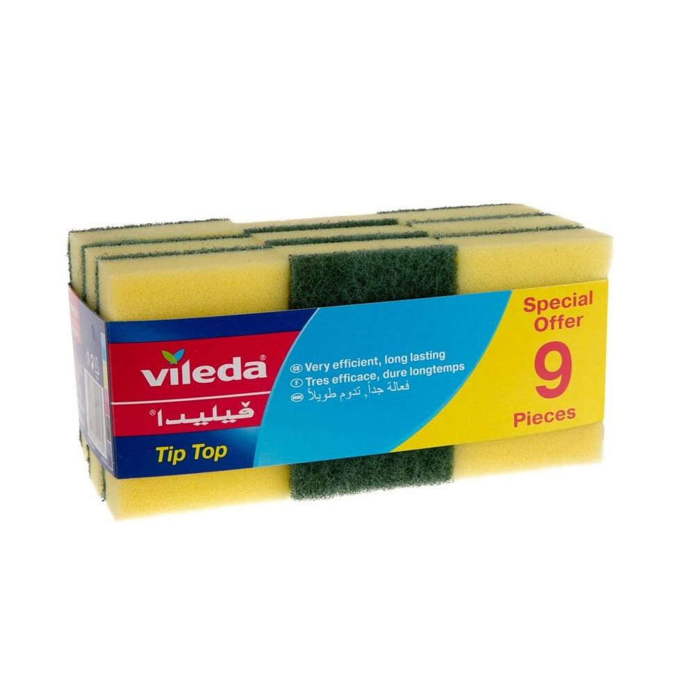 Vileda Tip Top Sponge (Pack of 9)