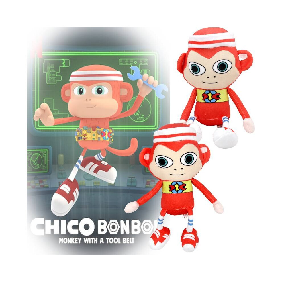 Rywolt Bon Chico Bon Monkey Plush Toy Cartoon Stuffed Animal Kids Companion Gift Doll