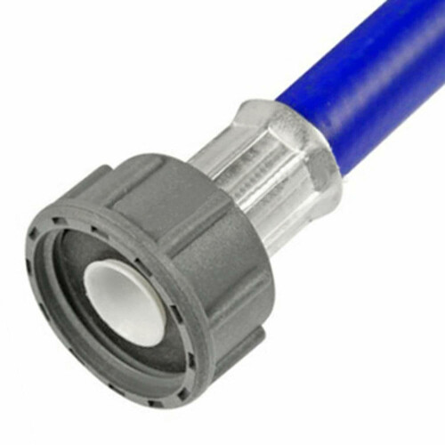 SPARES2GO Universal 1.5m Washing Machine Cold Water Fill Hose + 2 x Filter Mesh Washers 1