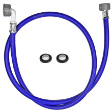 Universal 1.5m Washing Machine Cold Water Fill Hose + 2 x Filter Mesh Washers