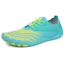 (Green, UK 10) Water Shoes Mens Womens Kids Quick Dry Swimming Pool Barefoot Aqua Shoes Size