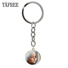 JWEIJIAO Photo key chains Keychain Photo of Your Baby Child Mom Dad Loved Pet Family Gift NA01
