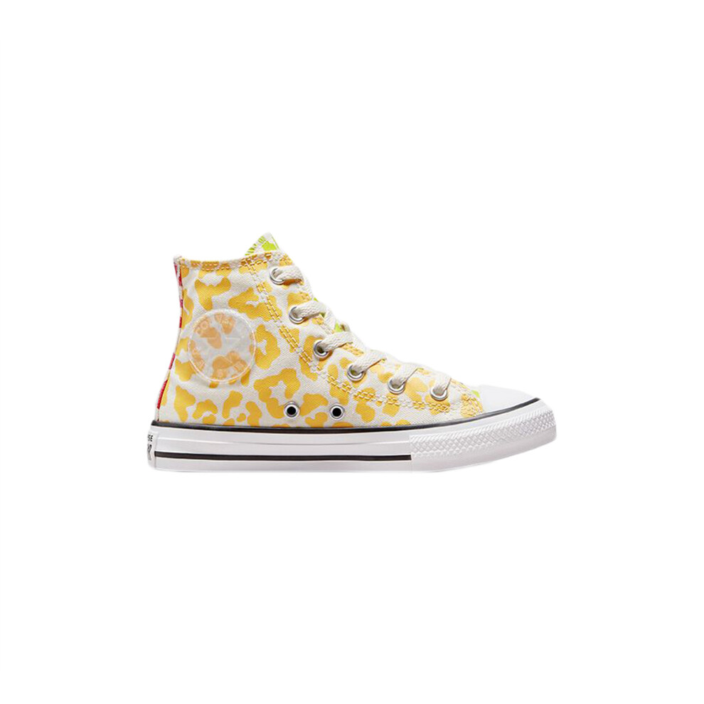 (672089C-11) Converse Leopard Chuck Taylor Junior All Star