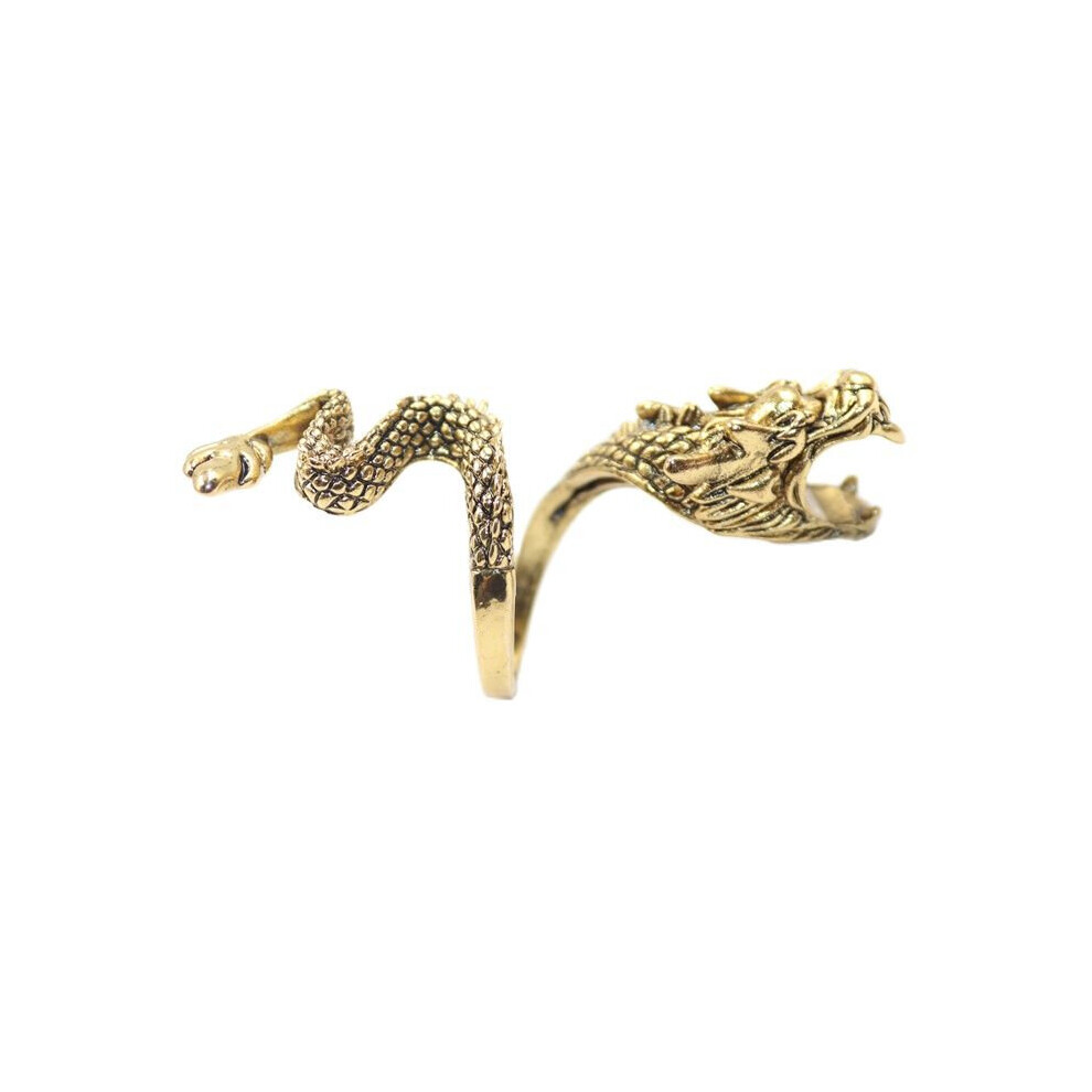 Green Vintage Dragon Shaped Cigarette Ring Gadgets For Men Smoking Pipe Accessories Unique Cigar Ring