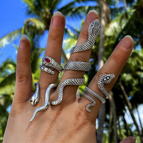 Snake ring for on sale women