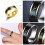 Smart Sensor Body Temperature Test Ring Stainless Steel Display Real-time Changing Finger Rings 7