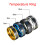 Smart Sensor Body Temperature Test Ring Stainless Steel Display Real-time Changing Finger Rings 4