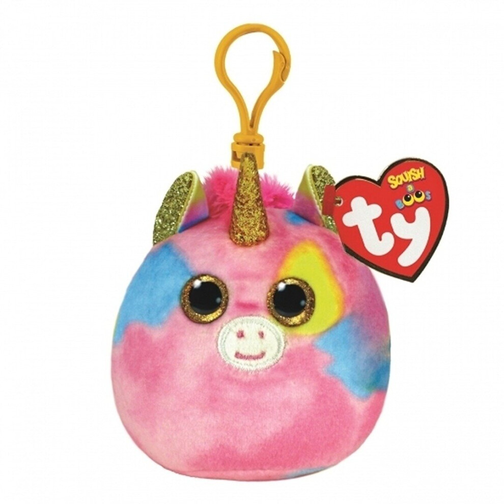 Fantasia Unicorn Squishy Beanie Clip