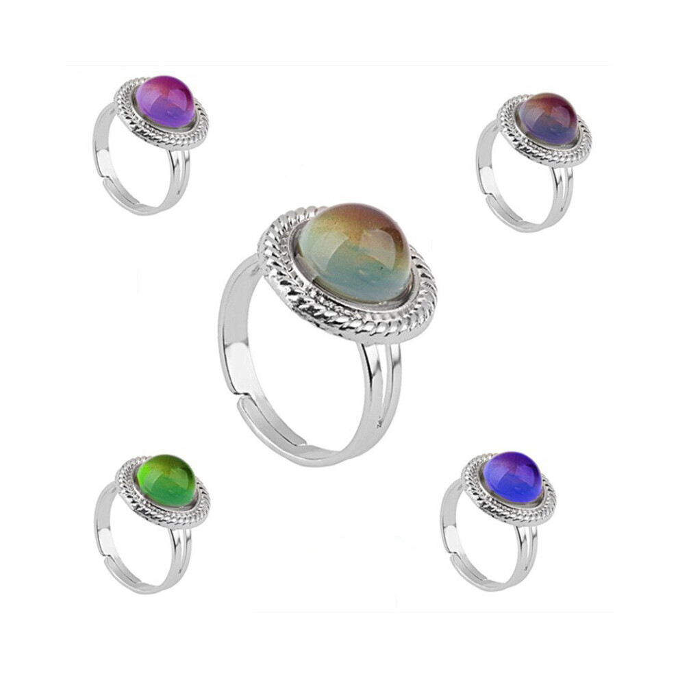 Big Peach Heart Mood Ring Change Adjustable Emotion Feeling Changeable Temperature Ring 1PC Gift-image-OPC-PBRJ77V-NEW