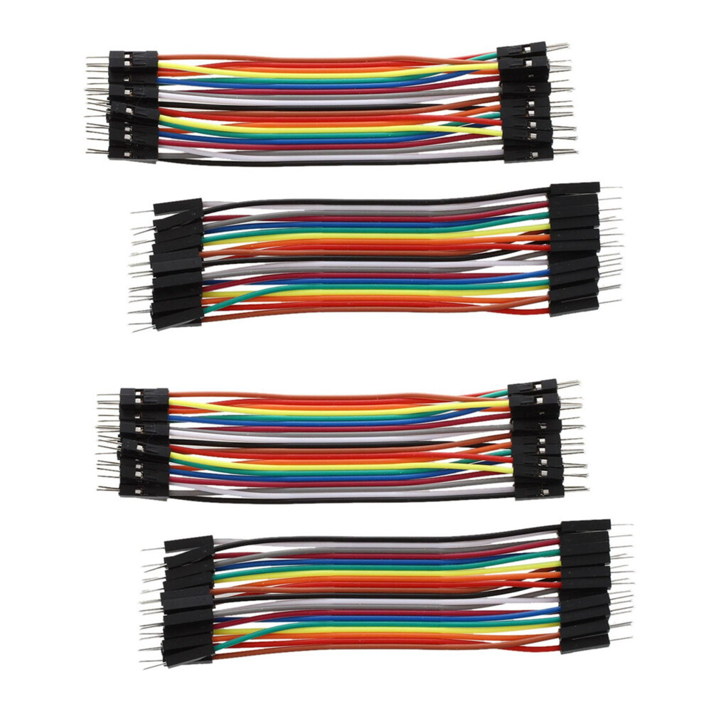 Photos - Cable (video, audio, USB) 80pcs 10 cm Breadboard Plug Male to Male Jumper Wires Cables