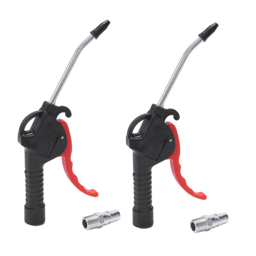 2X 1/4 BSP High Pressure Metal Nozzle Air Blow Blower Cleaner Duster