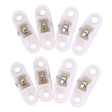 8 pcs door window cabinet single sliding metal roller wheel 8mm .