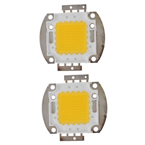 2X 100W LED Lamp Chip DIY Lamp Light Lighting Warm White