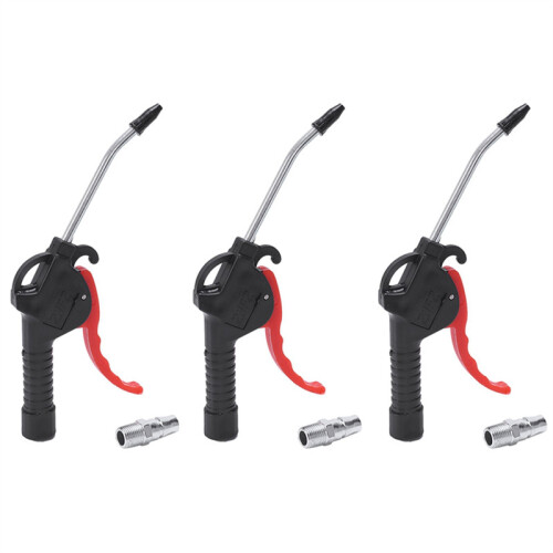 3X 1/4 BSP High Pressure Metal Nozzle Air Blow Blower Cleaner Duster
