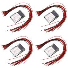 4X 16S 48V 30A LiFePo4 Battery Protection Board BMS PCB with Balance for E-Bike EScooter