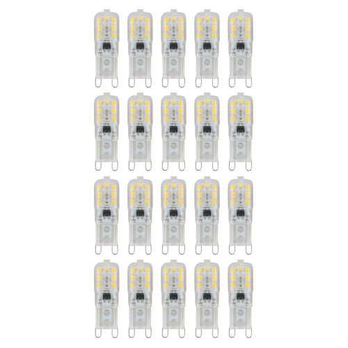 20 x G9 5W LED Dimmable Capsule Bulb Replace Light AC220-240V, Warm White