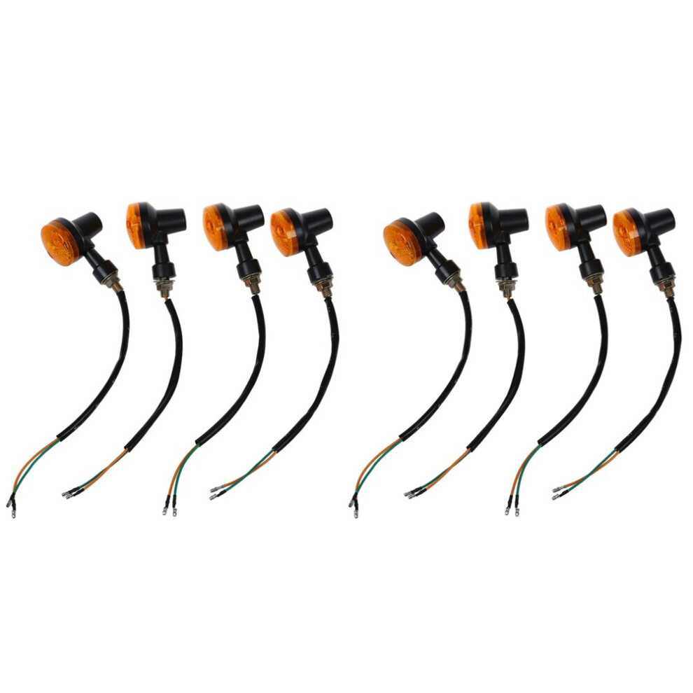8 Pcs Motorcycle Motorbike Turn Signal Bulb Indicator 12V Light 4764036925039