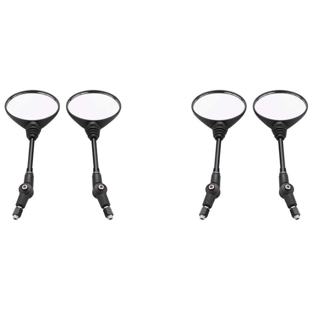 4X Universal Motorcycle Folding Mirror Motorbike Street Bike Side Mirrors Rearview Scooter Mirror 8/10Mm 4762103300420