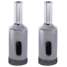 2X Diamond Particles Coated Drill Bit Ceramic Tile 16mm Dia Glass