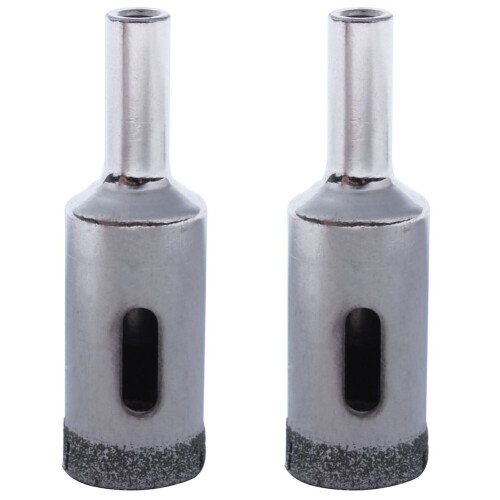 2X Diamond Particles Coated Drill Bit Ceramic Tile 16mm Dia Glass