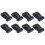 8Pcs Plastic Side Quick Release Buckles Clip for 25mm Webbing Band Black 1