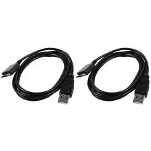 2X USB Data Charger Cable for Walkman MP3 Player