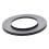 2X Camera Lens Filter Ring 49mm-77mm Adapter Black 3