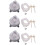3X Air Differential Pressure Switch 20-200Pa Adjustable - Pressure Air Switch 1