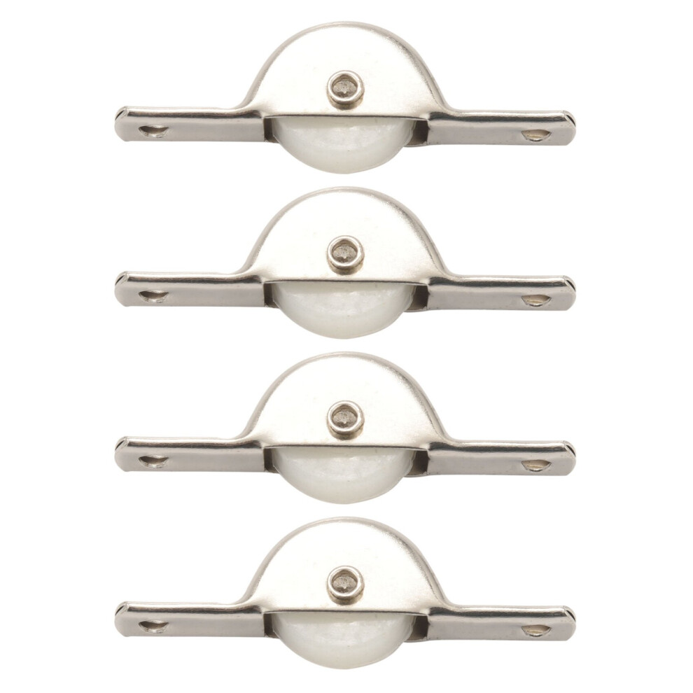 40Pcs Door Window Cupboard Drawer Bin Single Nylon Sliding Roller Pulley Wheel 4762103392739