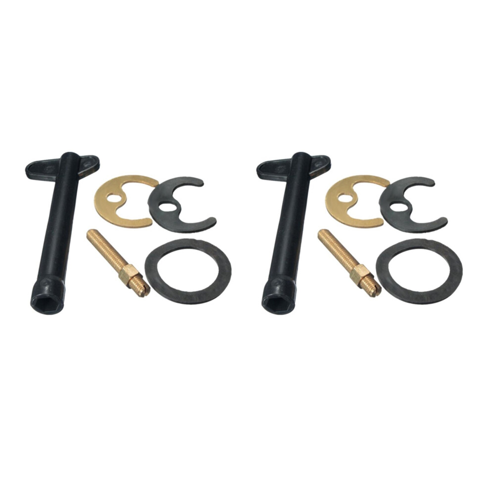 3X M8 Basin Washer Sink Monobloc Mixer Tap Fixing Fitting Kit Bolt Kitchen Bracket 4762103377163