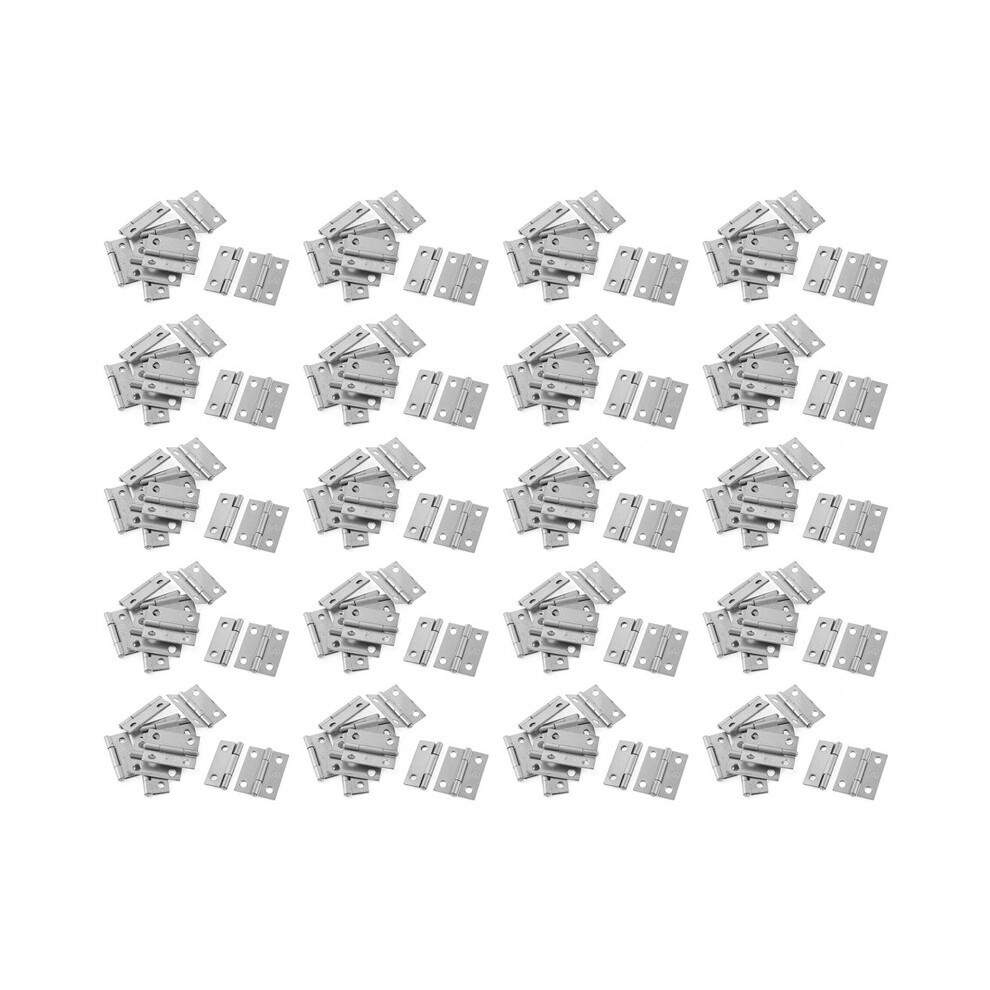 Rectangle Folding Closet Cabinet Door Hinge Hardware 1.5Inch 200 Pcs 4762103336948