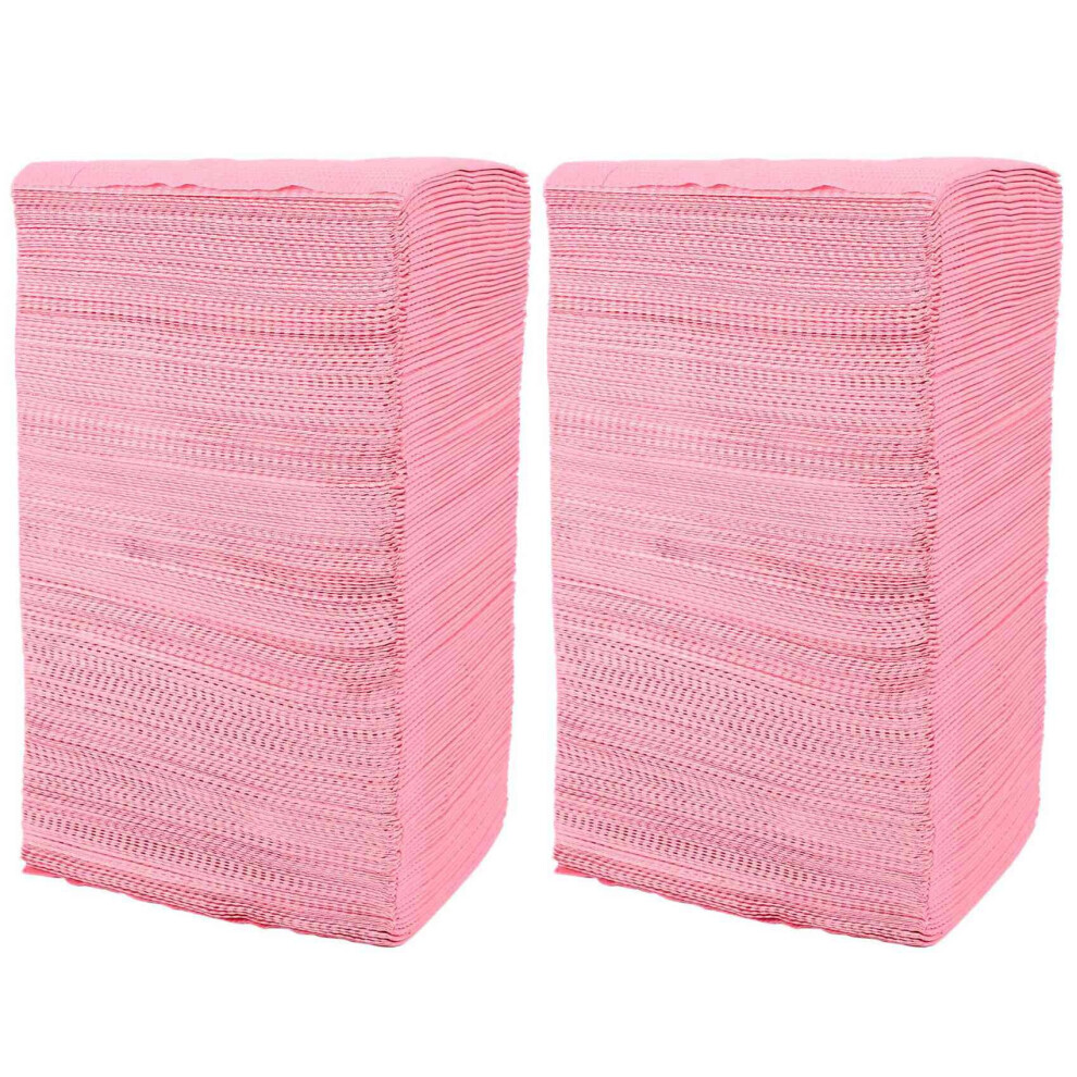 Tlily Pink 250Pcs Absorbent Tattoo Tablecloth Disposable Tattoo Cloth Towel Cleaning Pad Waterproof Paper Tablecloth 45X33cm