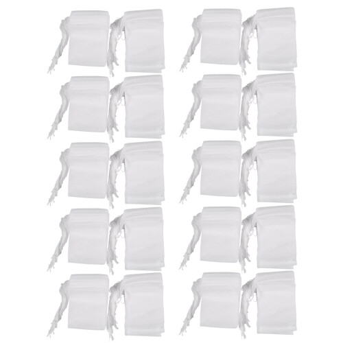 1000 Pcs Einweg leere Teebeutel String Heat Seal Filterpapier