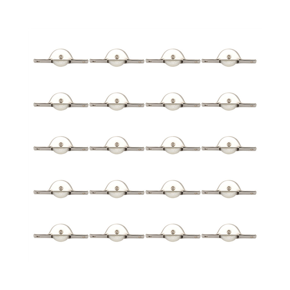 200Pcs Door Window Cupboard Drawer Bin Single Nylon Sliding Roller Pulley Wheel 4762103392708