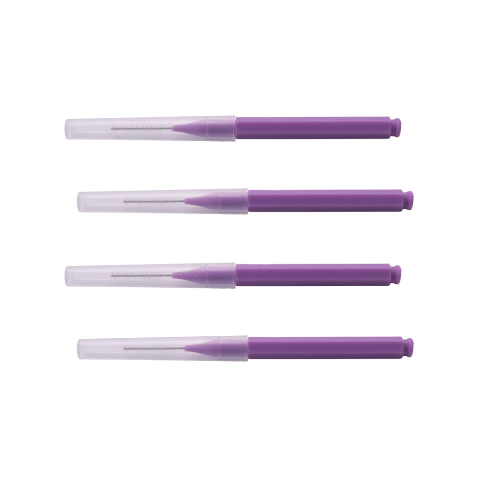 Tlily Purple 32Pcs/Set Tooth Floss Oral Hygiene Dental Floss Soft Interdental Brush Toothpick Healthy For Teeth Cleaning