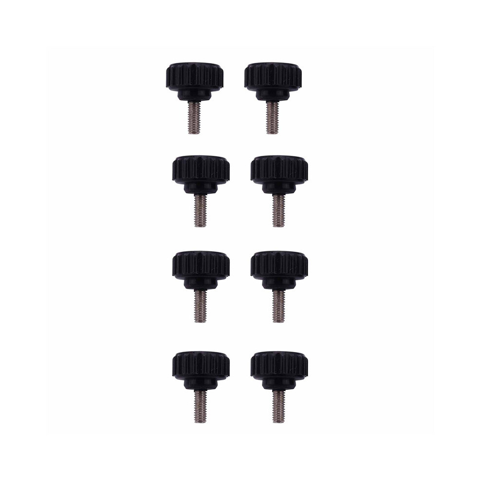X 10Mm Round Head Screw On Thumbscrews Knurled Clamping Knob 8 Pcs 4762103355031