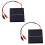 2X 1W 5.5V Solar Cell Epoxy Polycrystalline Solar Panel+Clip for Charging 3.7V Battery System Toy LED Light Study 1