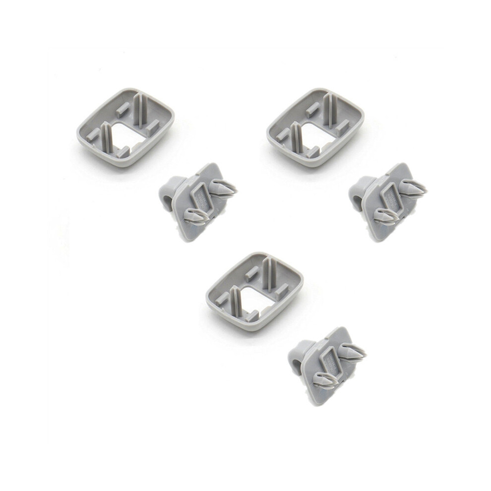 3X Interior Sun Visor Clip Hook For A1 A3 S3 A4 S4 A5 S5 Q3 Q5 Tt Gray 4762103372397