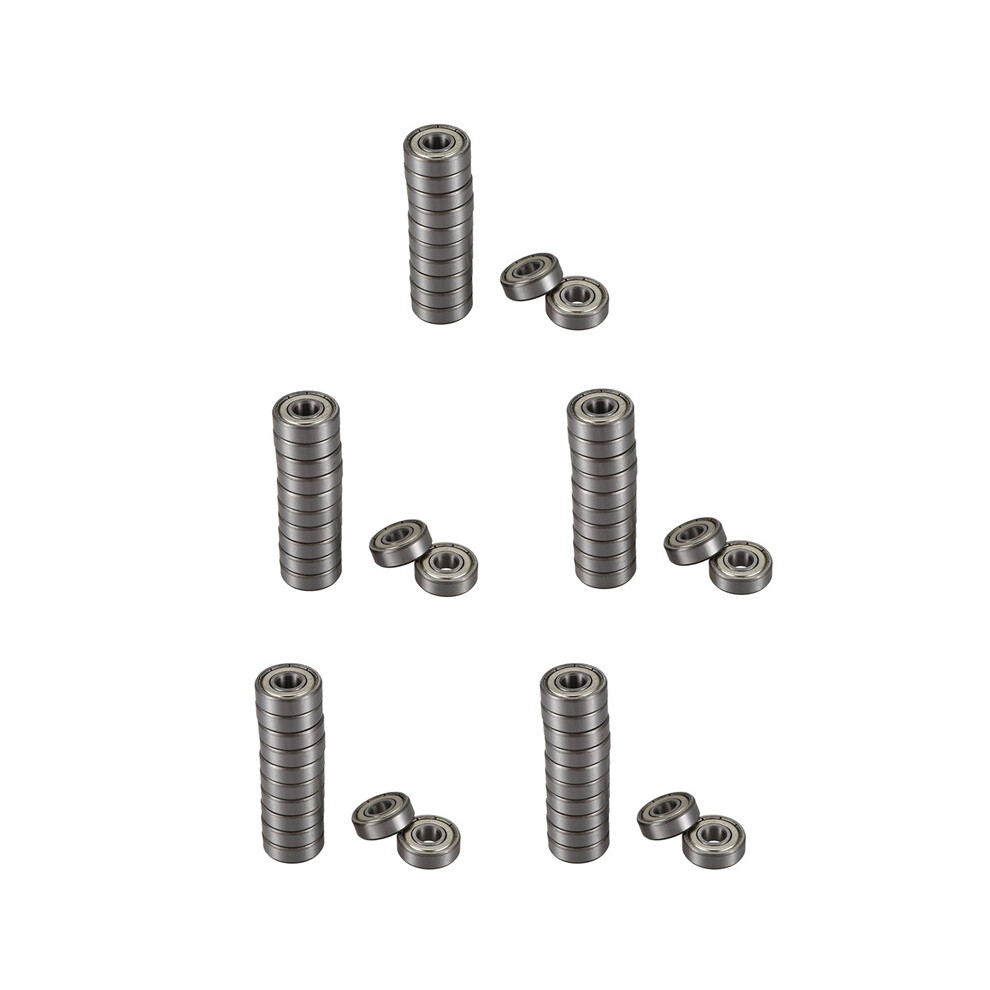 60 Pcs 608Z 22Mm X 8Mm X 7Mm Single Row Deep Groove Ball Bearing 4762103365641