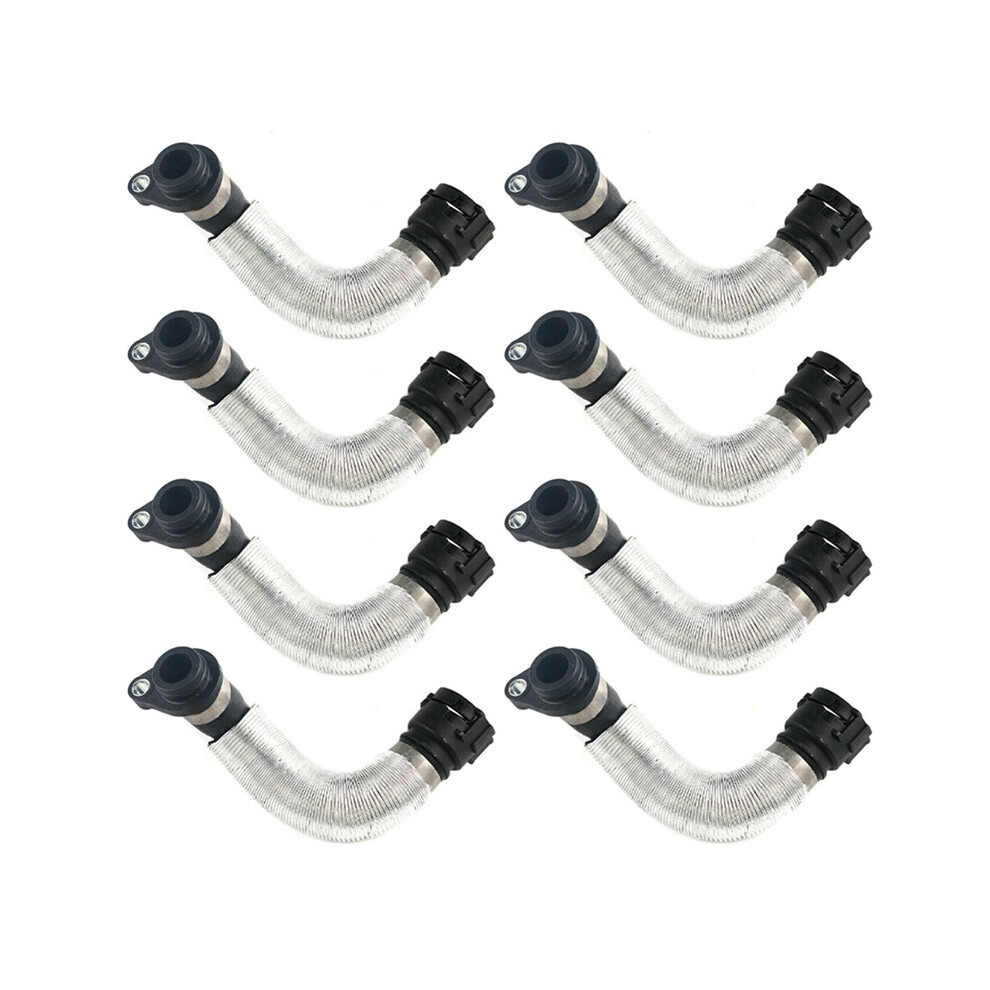 8X 11537572159 Radiator Coolant Hose Water Pipe For X1 Z4 E88 E87 E82 Black 4762365749067