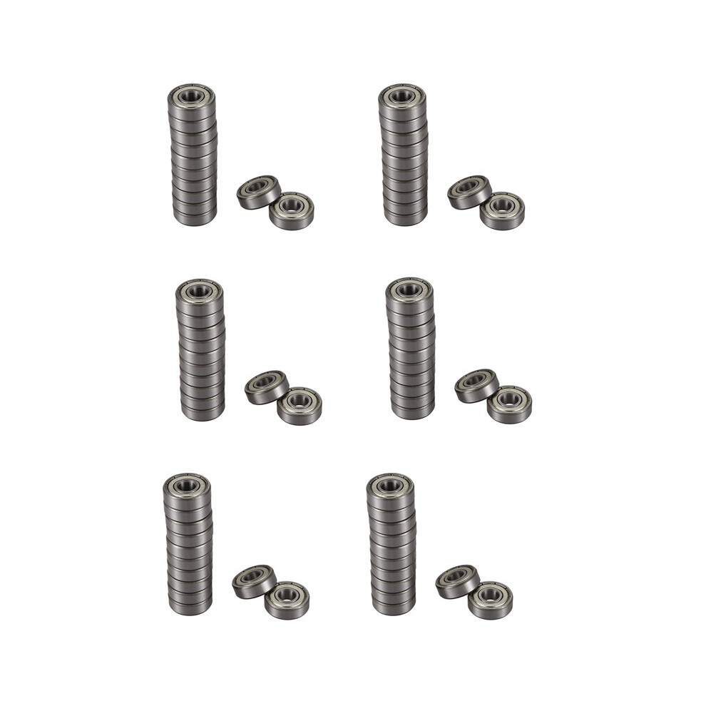 72 Pcs 608Z 22Mm X 8Mm X 7Mm Single Row Deep Groove Ball Bearing 4762103365658