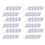 100X Wirewound Ceramic Cement Resistors 100 Ohm 5W Watt 5% 5