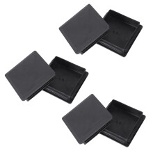 80mm x 80mm Square Plastic Caps Pipe Tube Inserts End Plug 6 Pieces