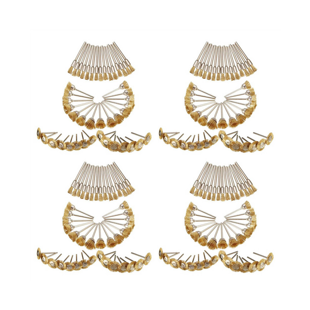 180Pcs Copper Wire Brush Wheel Sanding Accessories For Grinder Tools 4762103368963