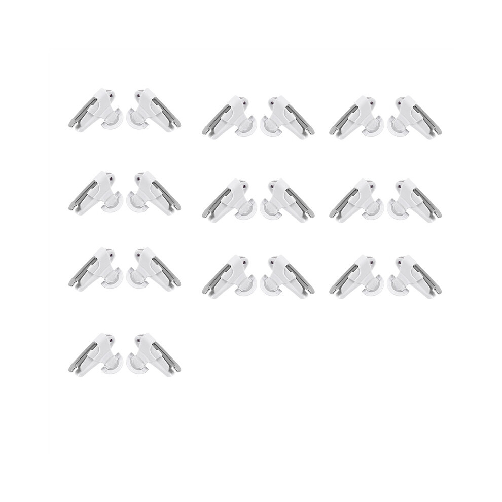 20Pcs Mobile Game Controller Gamepad Trigger Aim Button Joystick For Pubg White 4762103311976